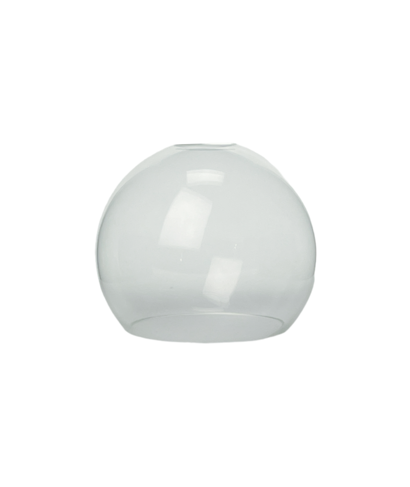 150mm Clear Glass Globe with Dual Holes for Pendant Lights & Chandeliers